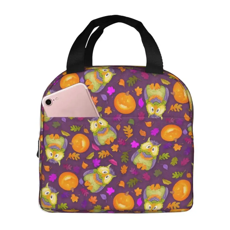 

Ланч-бокс с привидениями на Хэллоуин для женщин, холодильник, термоизолированная сумка для обеда, школьные детские студенческие сумки-тоут