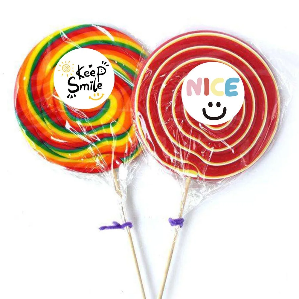 500pcs smile stickers, 1 inch cute cartoon stickers, Valentine's Day sealed stickers, holiday gifts, award charts, wedding