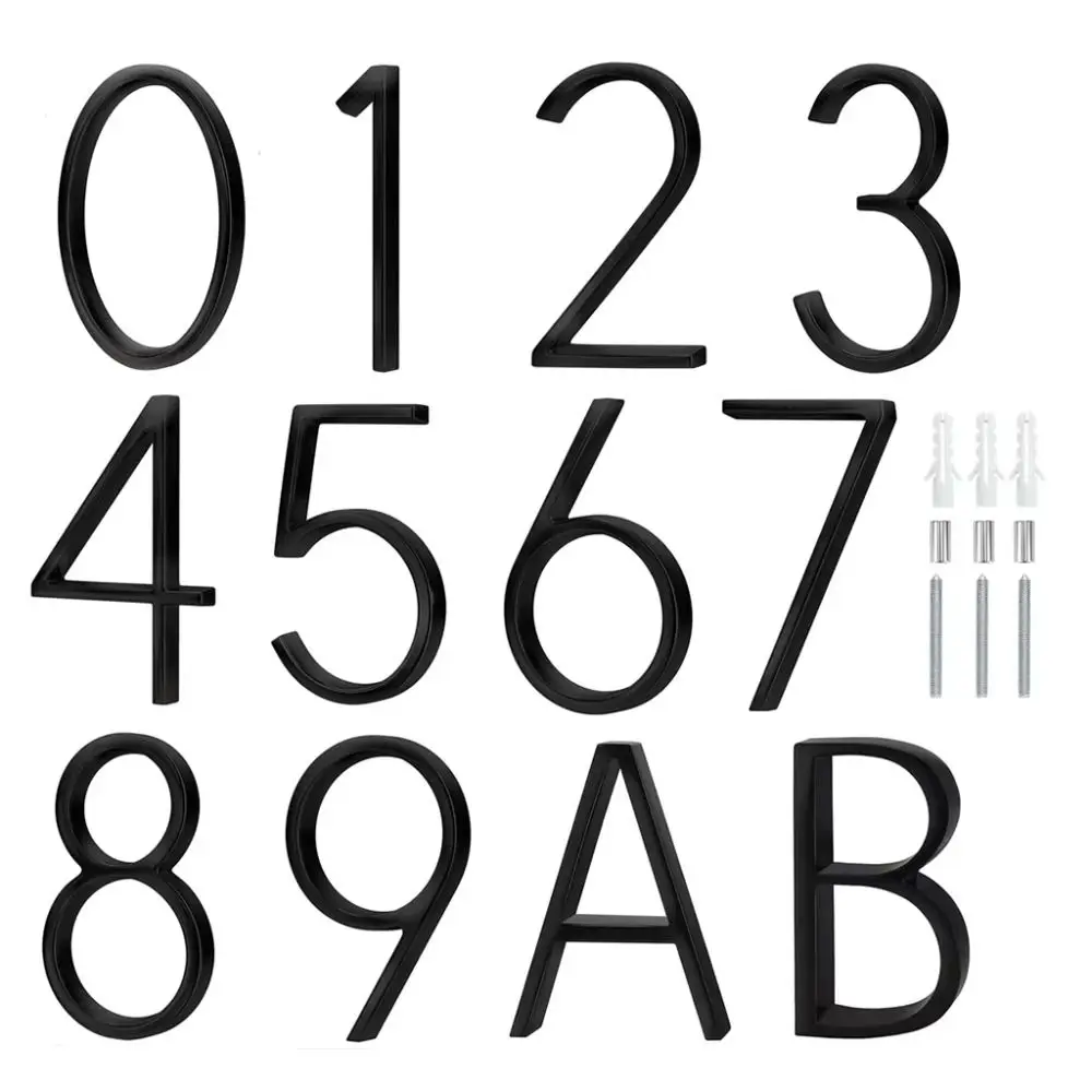 

Modern Design Floating House Numbers Floating Design Hanging Type Modern House Numbers Rust-Resistant Outdoor Use