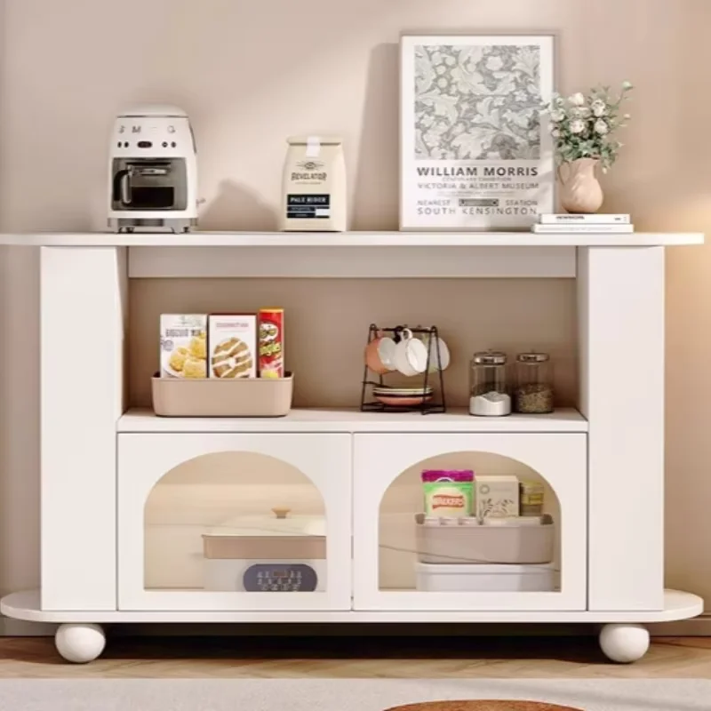 Cream Wind Living Room Cabinets Against Wall Storage Shelf Cabinets Open Ultra Thin Sideboard Woonkamer Kasten Home Furniture