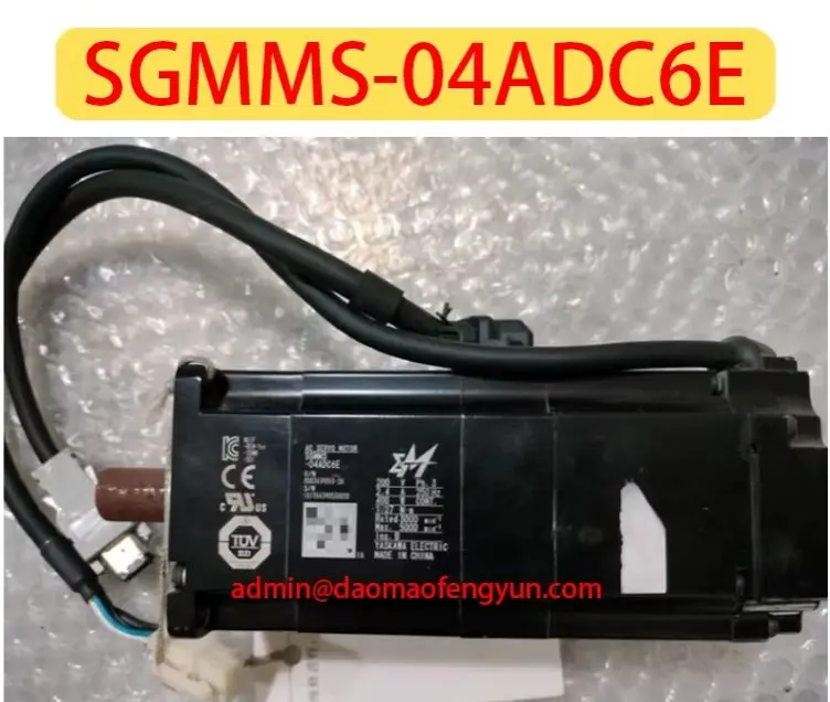 Original Genuine，SGMMS-04ADC6E Used Servo Motor，SGMMS 04ADC6E，Fast shipping，in stock