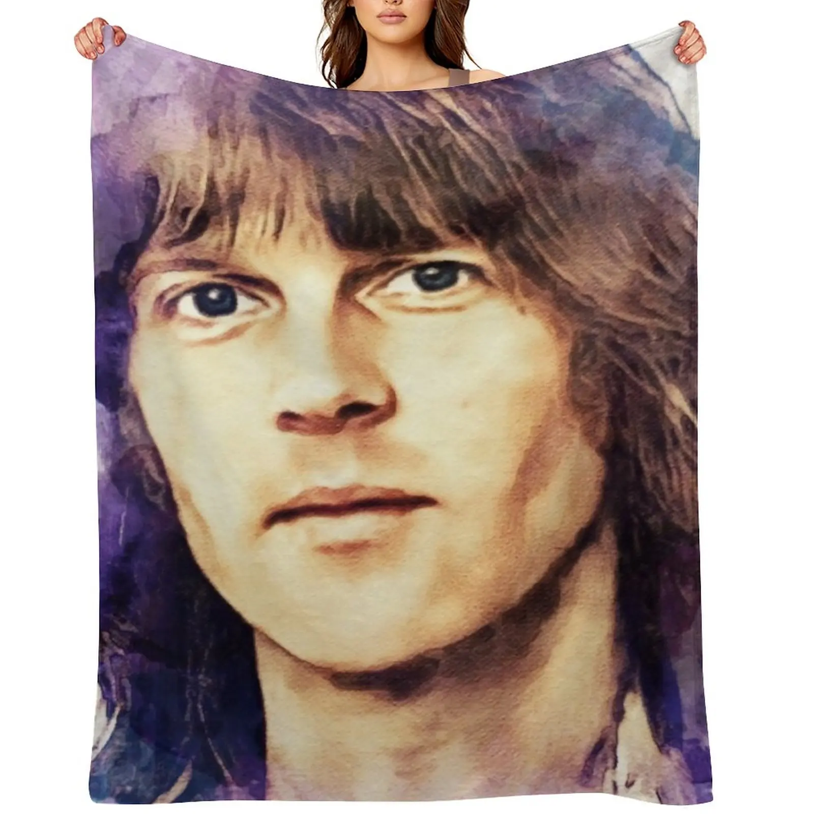 

Randy Meisner, Music Legend Throw Blanket Winter beds for sofa heavy to sleep Shaggy Blankets