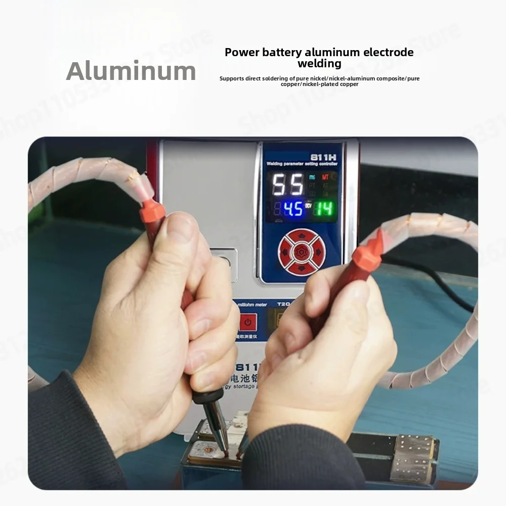 811H Lithium Iron Phosphate Power Battery Aluminum to Copper Spot Welder Large Cell Aluminum to Nickel Welding Equipment