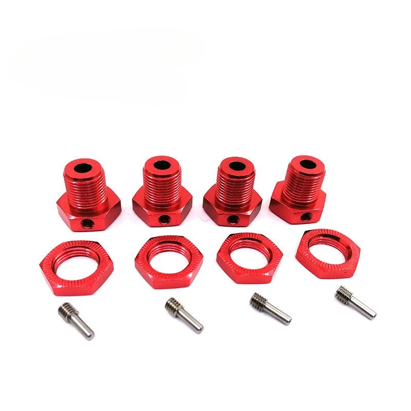 

Aluminum 17mm Hex Nut Threaded Lock Compatible Traxxas E-Revo E-Maxx Revo 3.3 Slayer Pro 4x4 Summit XO-1 1/10 SUV