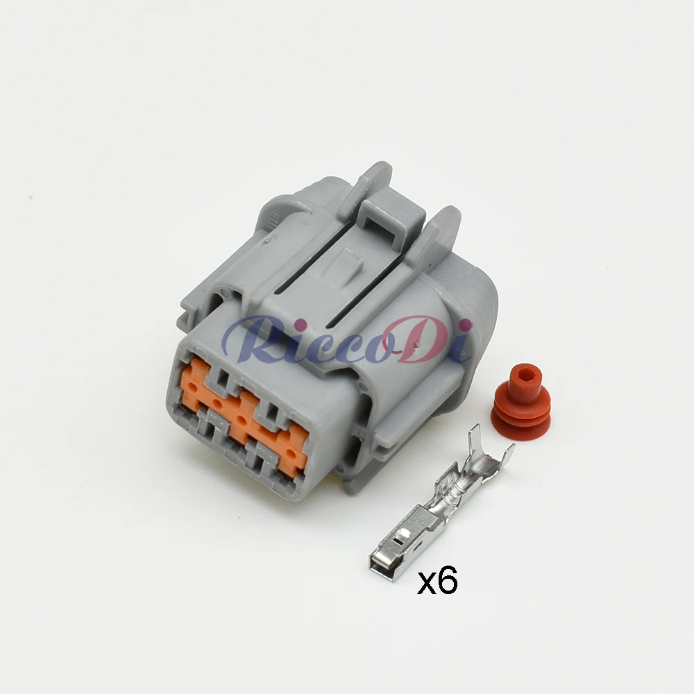1 Set 6 Pin Sumitomo Waterproof Auto Connector Car Headlight Male