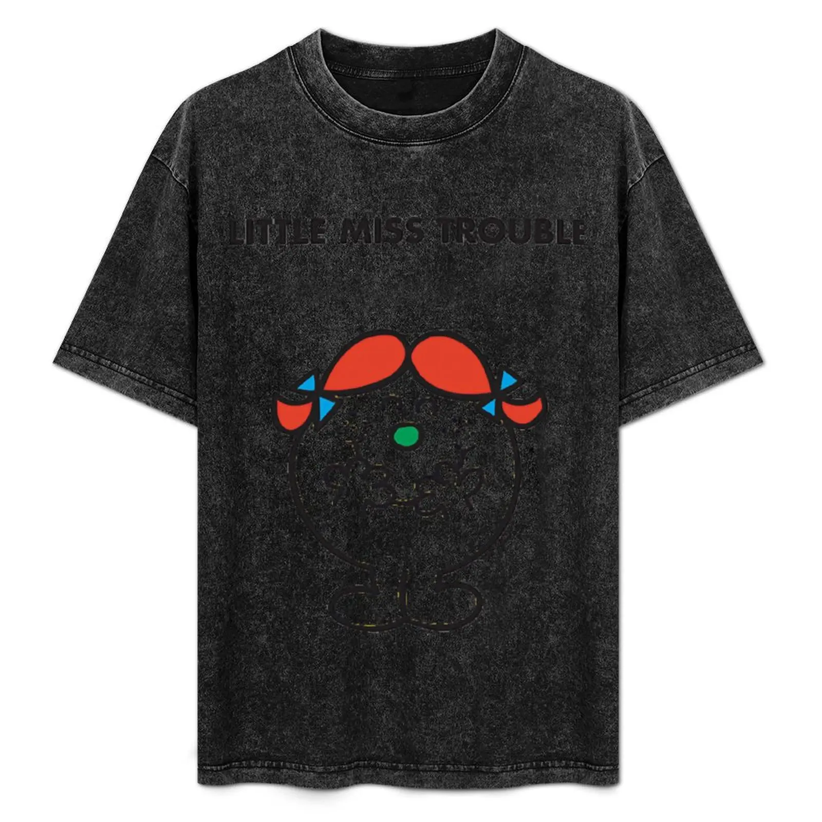 

Little miss trouble T-Shirt Sweat Absorbing Sports Tee Shirt