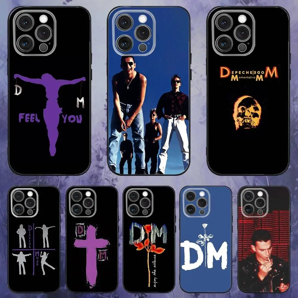 

Band D-DepecheS M-Mode Phone Case For iPhone 17,16,15,14,13,12,Pro,Max,Plus,E,SE4,Air,Mini Black Soft Box