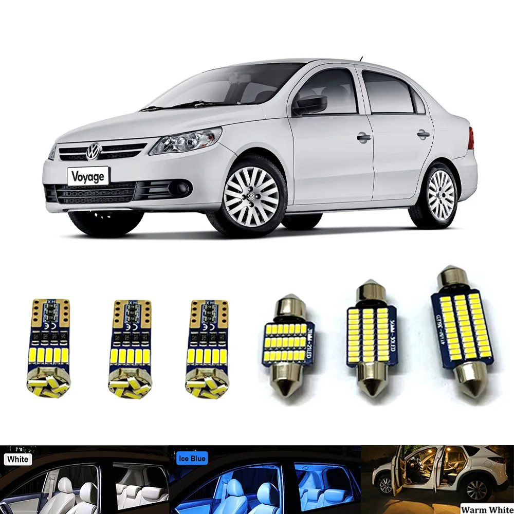 

Светодиодный внутренний светильник автомобиля для VW Volkswagen Fox UP Voyage Passat B4 B5 B6 B7 B8 CC Phaeton Routan Eurovan Transporter Amarok Canbus