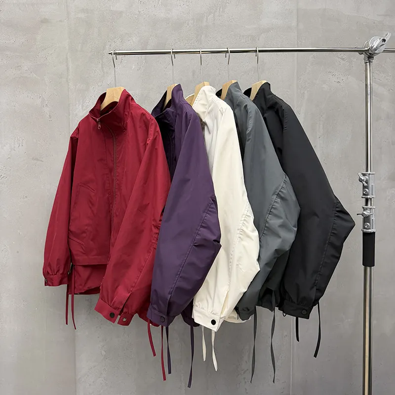 

Spring Autumn American Loose Design Thin Outerwear Men's Women's High Street Vibe Fashion Brand Flight Workwear Jacket