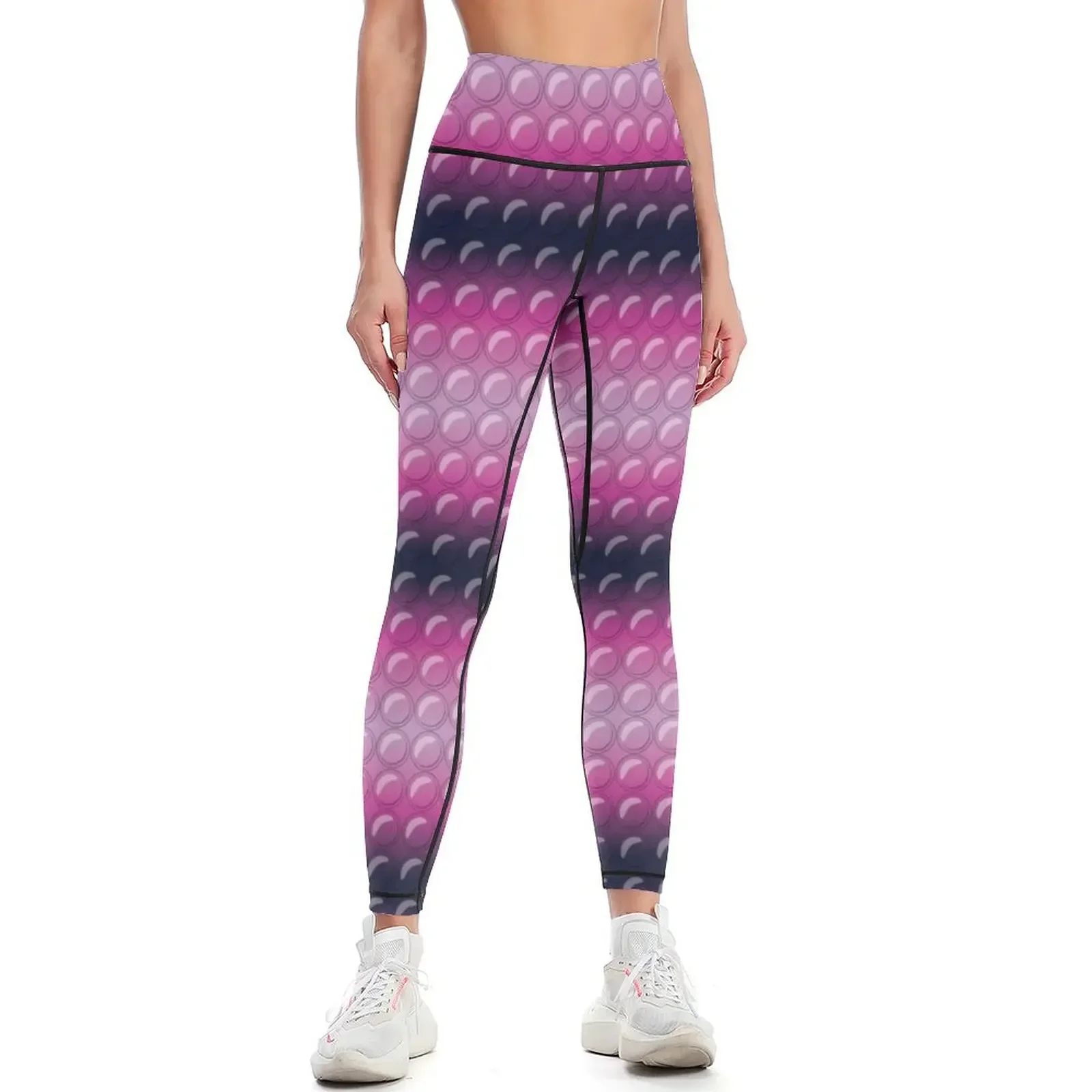 

POPit - Black/Pink Leggings Sportswear woman gym Fitness's gym clothes Women sports sports for gym Womens Leggings