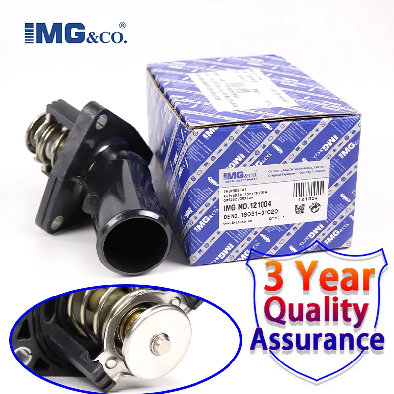 

IMG Brand 16031-31020 Thermostat With Housing & Gasket Replacement For Lexus IS250 IS350 GS300 GS350 GS430 GS450h 2005-2011