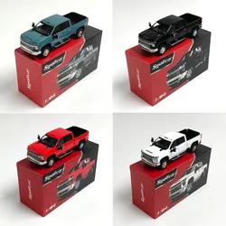 Small Car Diecast Alloy 1:64 Scale Silverado Pickup Truck Car Model Ornament Souvenir Display Collection Hobby Gift