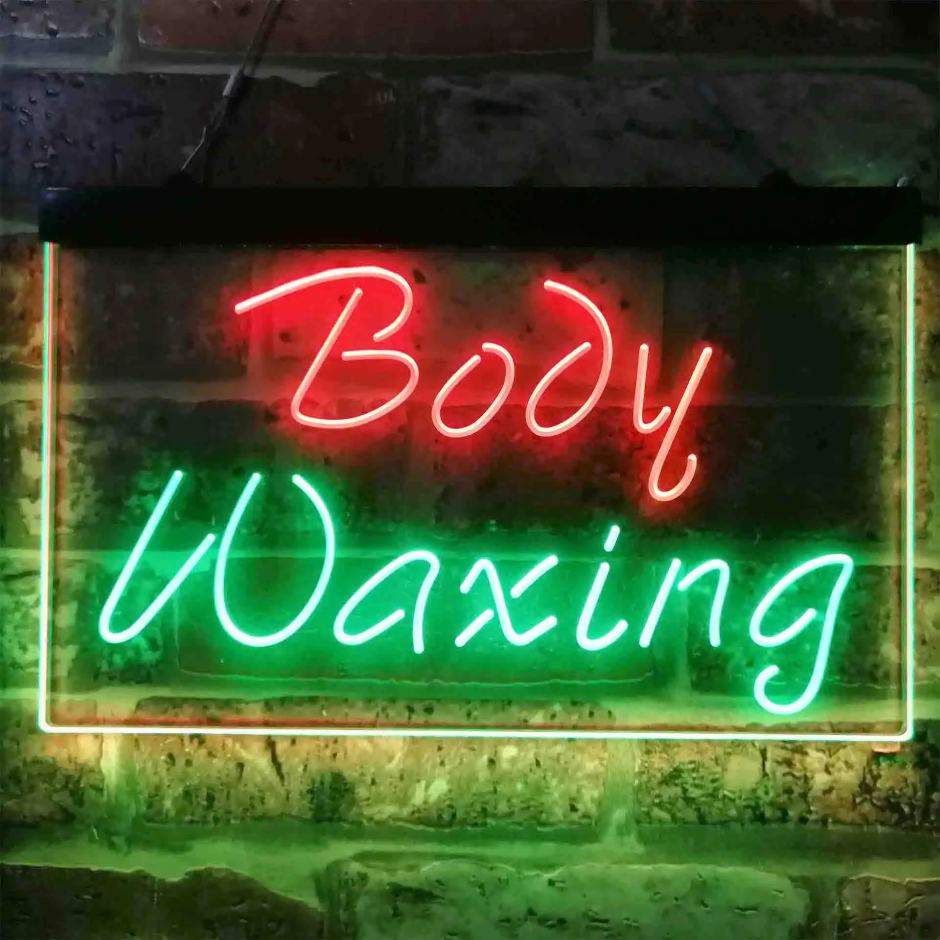 

Body Waxing. Beauty Salon Dual Color Led Neon Sign st6-i3825