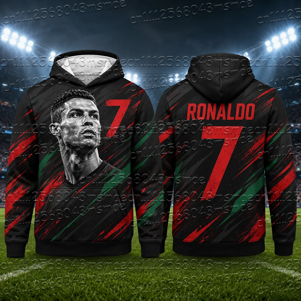 2026 Neue Sonderedition # 7 bedruckte Hoodies für Herren, Herbst, Langarm-Sweatshirt, lässiger Fußball-Pullover, Sport-Oberteile für Kinder/Erwachsene – Detail 9