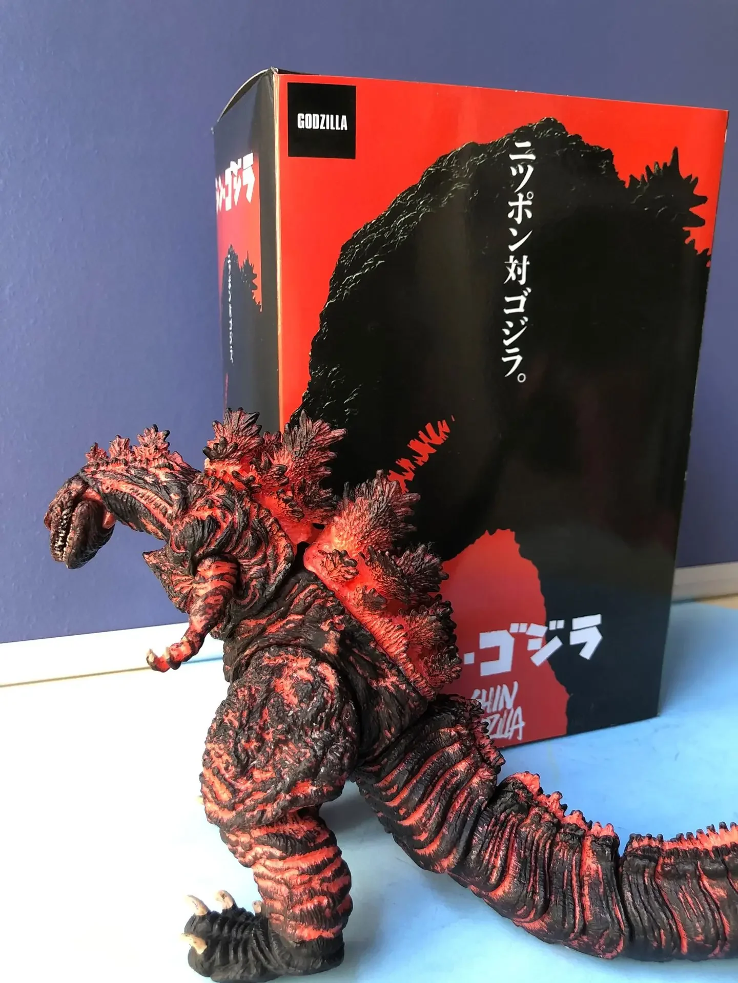 18cm godzilla filme 2016 versão figura de ação modelo jojira figma articulações móveis dinossauro monstro desktop coleção brinquedos presentes