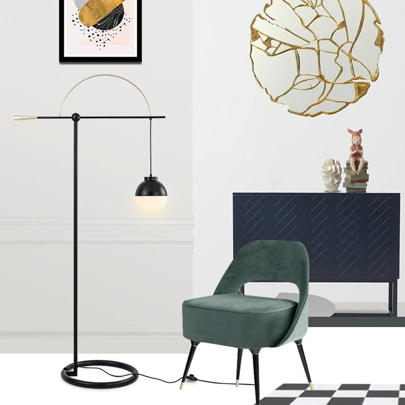 SAMAN Nordic Floor Lamp Fashionable Modern  Family Iiving Room Bedroom  Creativity LED Decorative Standing Light