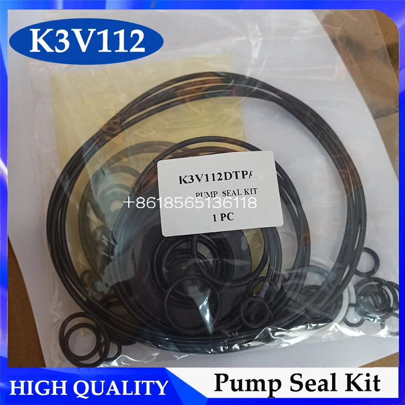 

High Quality K3V112 K3V112DT K3V112DTP Hydraulic Main Pump Seal Kit For Excavator Pump Seal