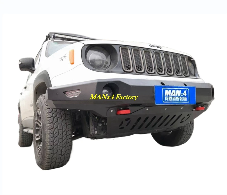 Pare-chocs avant en acier pour Jeep Renegade, barre Bull, Manx4