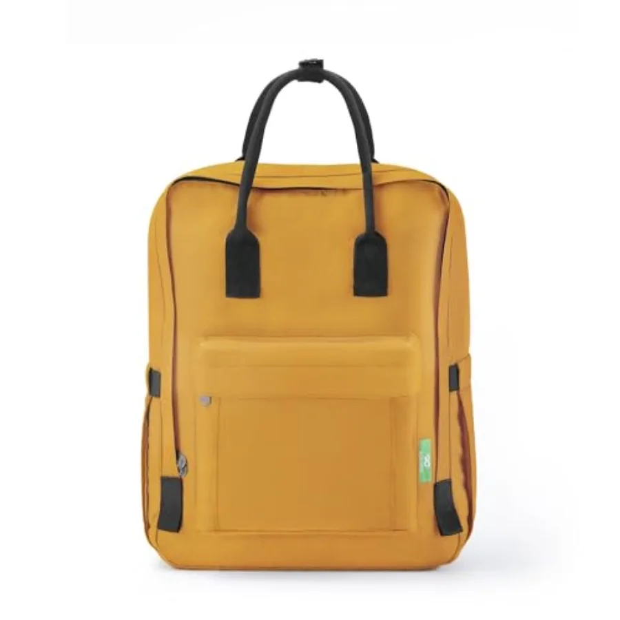 

Waterproof Recycled Canvas Twin-Handle Backpack Sustainable Laptop Backpack