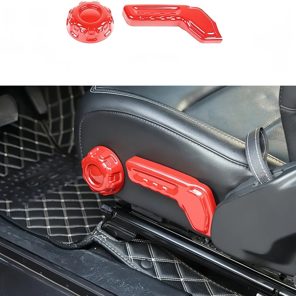 

Чехлы на сиденья Jeep, чехлы на кнопки сиденья из АБС-пластика для Wrangler JL и Gladiator JT | Всесезонная модернизация внутренней отделки (2018-2024)