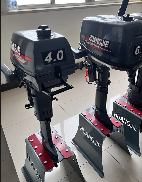 Boat Engine Huangjie 4HP 2 Stroke Gasoline Boat Motor Outboard Engine Motor fuera de borda