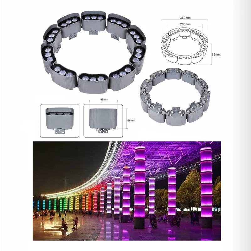 Spotlights Park landscape lighting aluminum shell tree lights, super bright led floodlights
