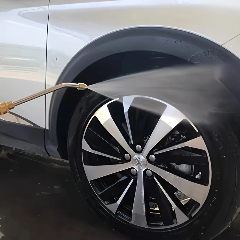 Baguette d'extension pour nettoyeur haute pression à connexion rapide 1/4" - Métal robuste 90 ° 25 °   Coude réglable pour laveuse électrique