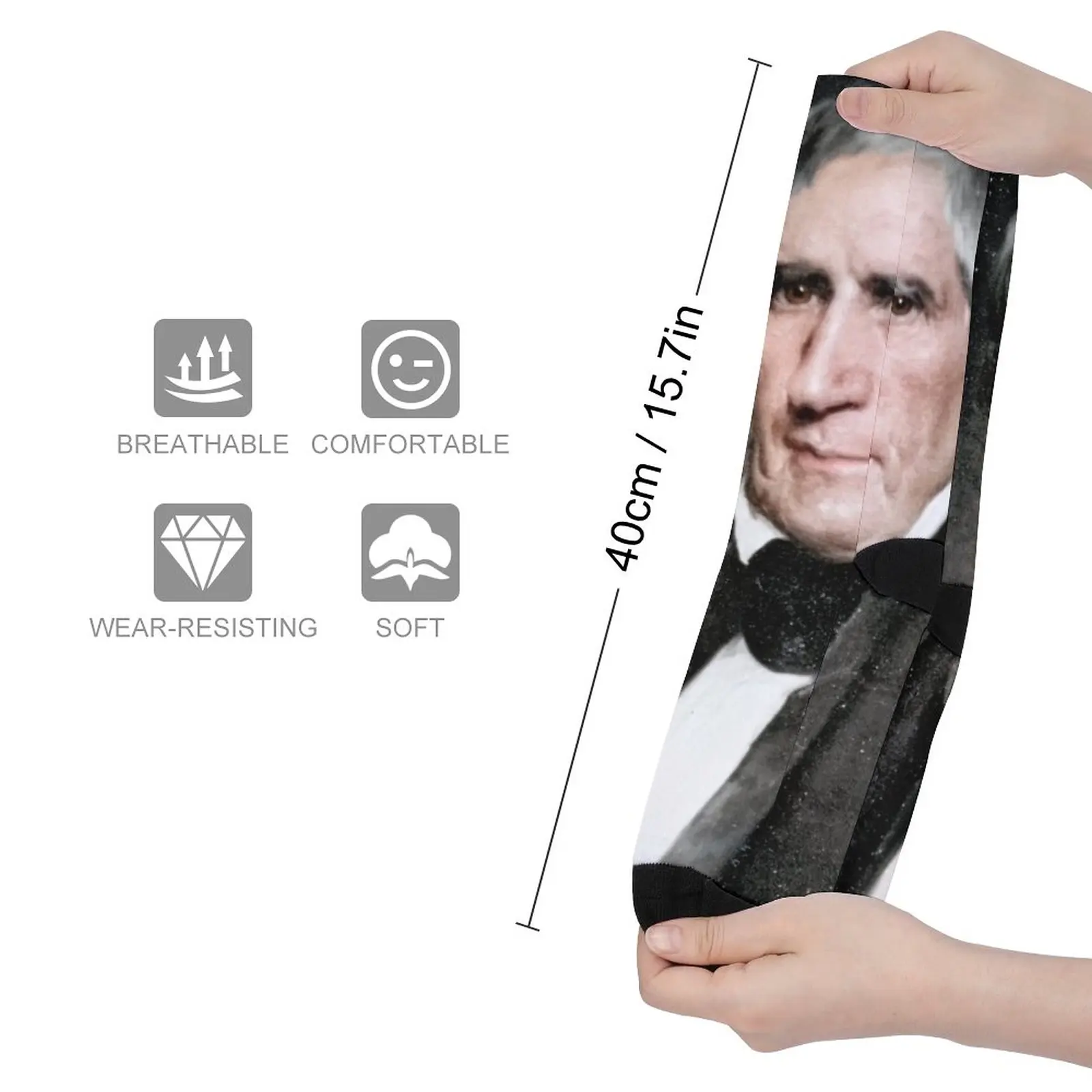 President William Henry Harrison Socks Woman socks compression stockings for Women Socks female