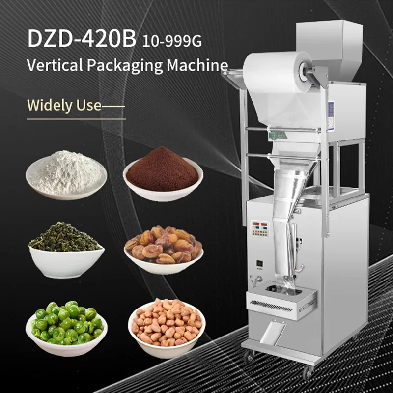 For DZD-420B VFFS Multi-function 1000g Dry Powder Spice Sugar Tea Peanut Kernel Packaging Machine