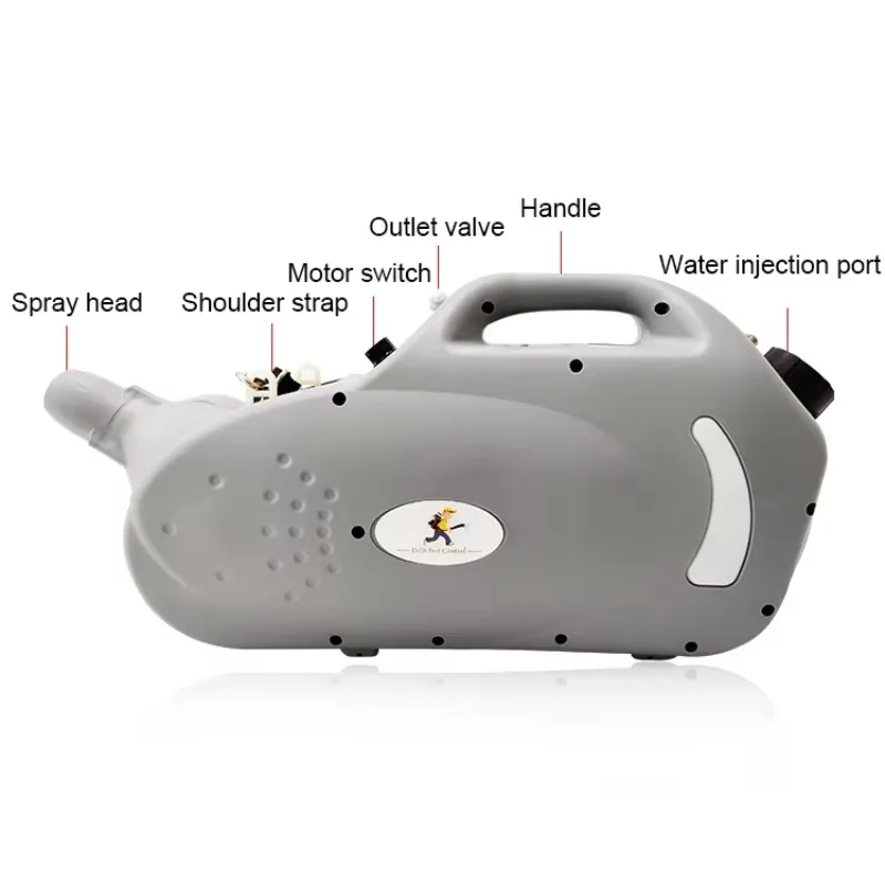 YR-2600 Ulv Cold Fogger 12L Spruzzatori di potenza Macchina disinfettante per la disinfezione del controllo dei parassiti