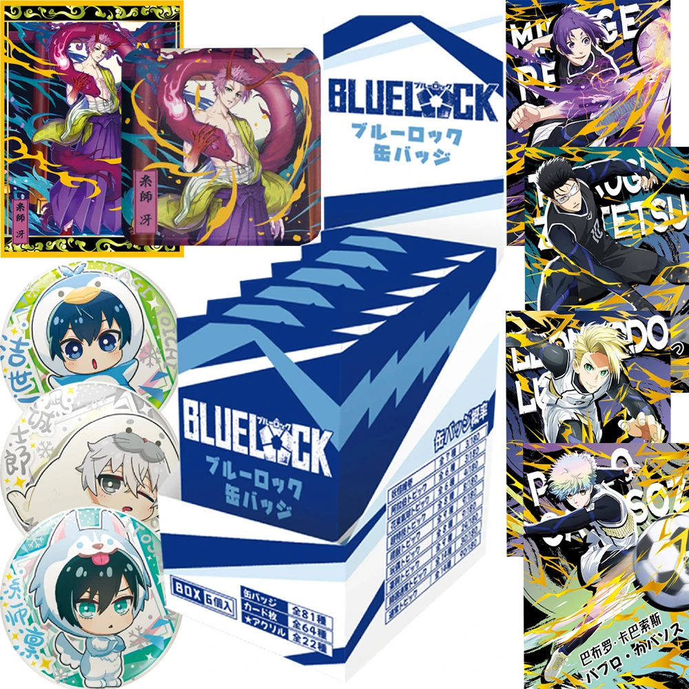 

Wholesale Blue Lock Exquisite Creative Cards Cartoon Cute Q Version Limited Character Badge Collection Boys Girls Hobbies Gifts