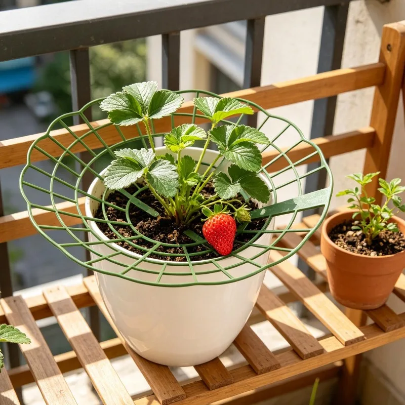 Strawberry Planting Frame Stand Holder Anti Rotting Fruit Breathable Supports Stand Plant Support Strawberry Growing Rack Holder