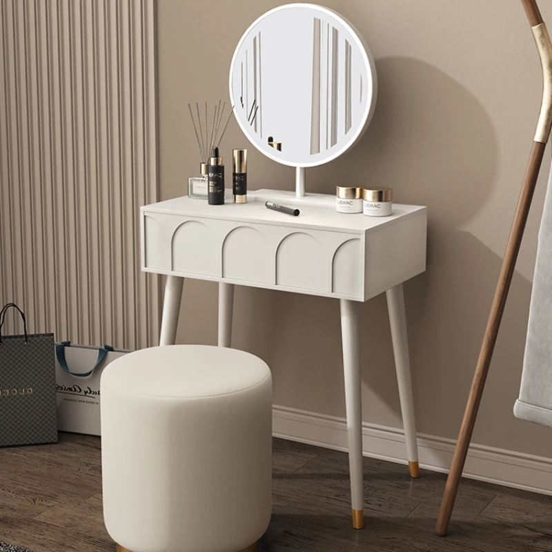 Cream style dressing table, small unit bedroom, modern and  luxury, small 2023 new