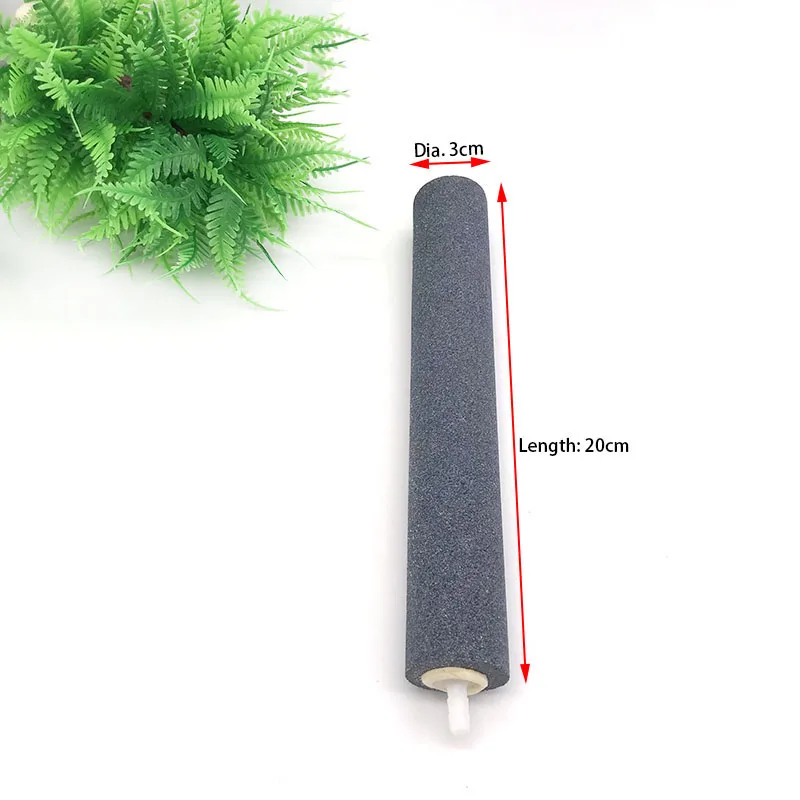 3x20cm Cylindrical Air Pump Sand Stone Aquarium Oxygen Pump Fresh Air Stone Bubble Bar Aquarium Fish Tank Aerator Pump