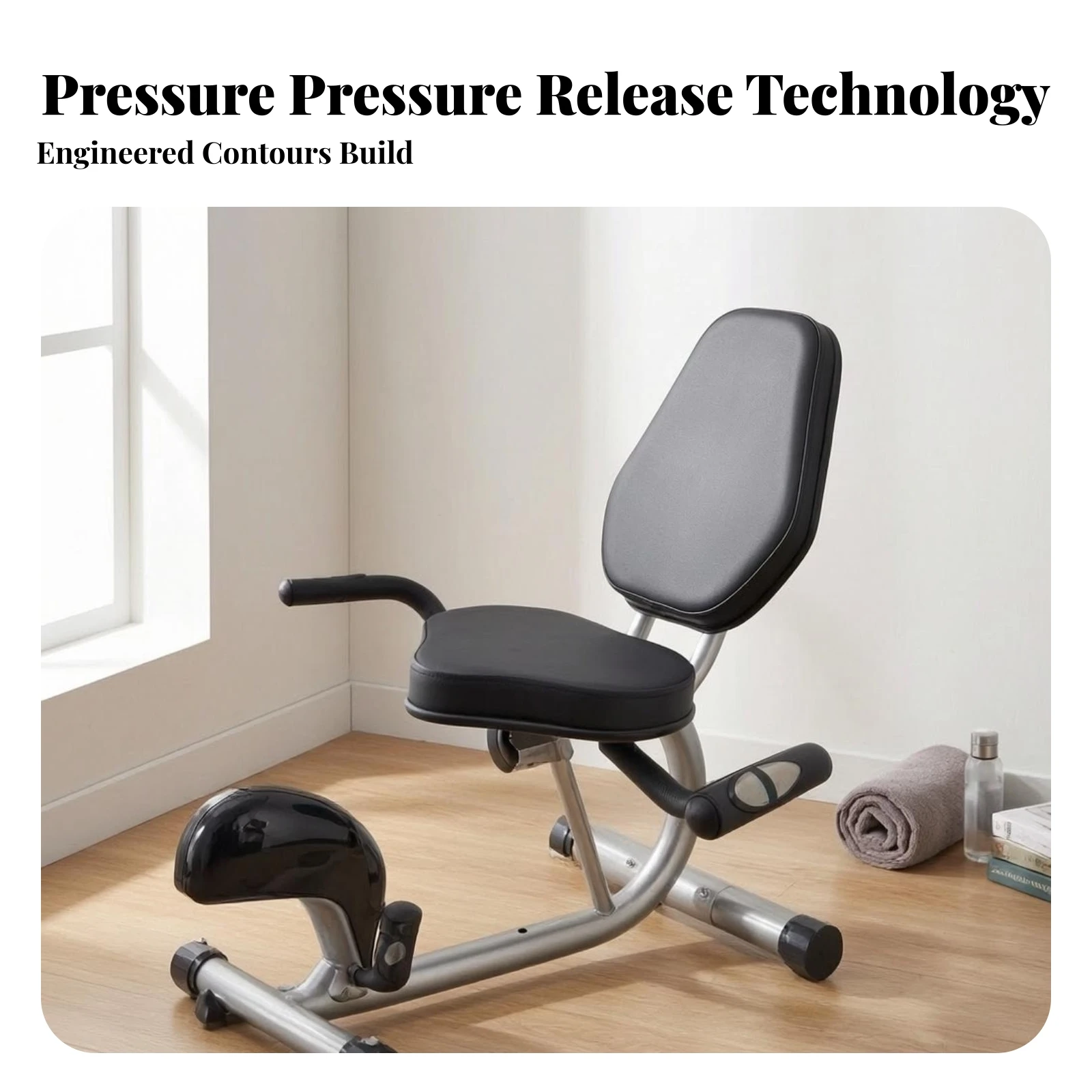 Exercise Bike Seat Cushion Contoured Stationary Bike Seat Cushion Cycle Saddle Cover Supportive Slim - view 2
