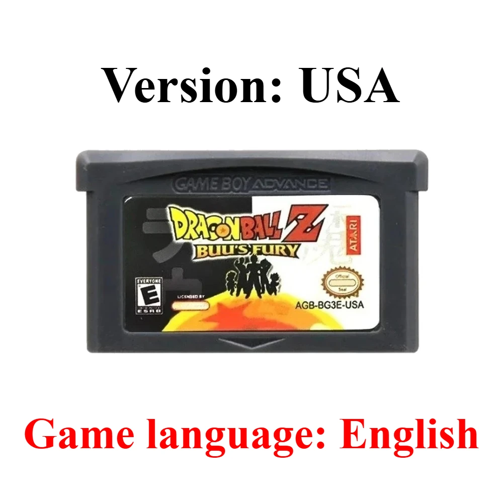 GBA Englische Spielkassette Final Fantasy Advance Wars Metroid Kirby Golden Sun Doom of Fire für GBA SP Spiel Klassische Spielkarte – Detail 30