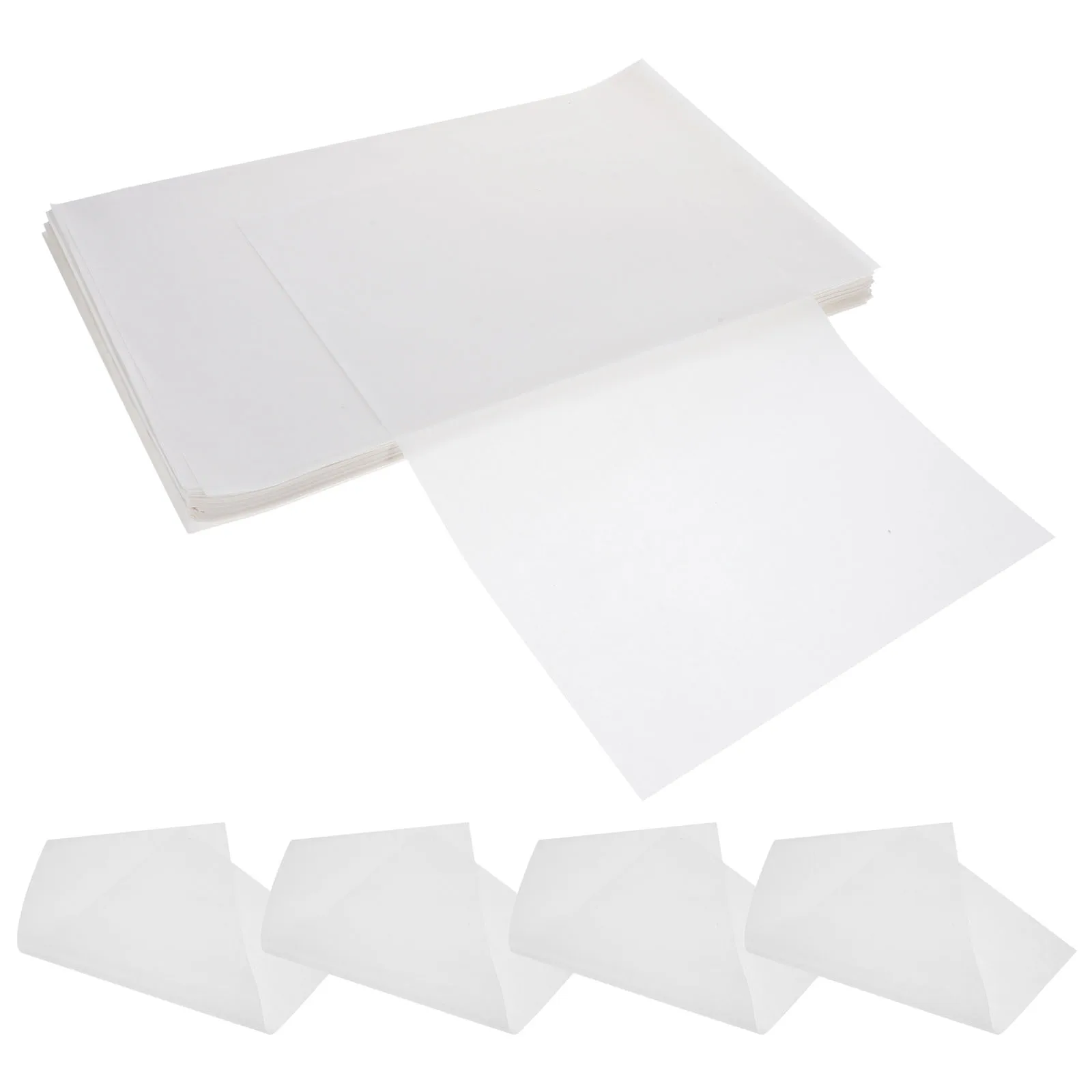 

400 Pieces 7 Inch Greaseproof Food Wrapping Paper Colored Plaid Parchment Sheets S wich Cake French Fries Bakery Packaging
