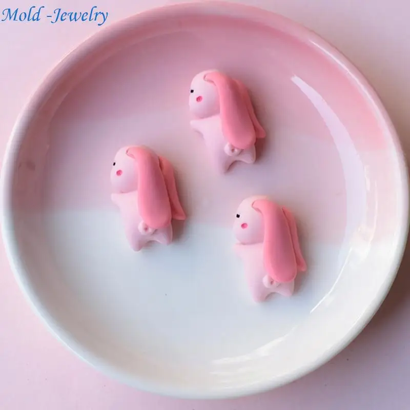 

69HB Sturdy Resin Animal Charm Fashionable Animal Theme Ornament for Jewelry Craft