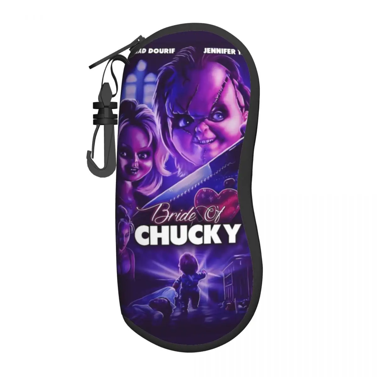 Childs Horror Film Glasses Case Men Women Fashion Bride Of Chucky Sunglasses Storage Box Anti-Pressure Eyeglasses Box