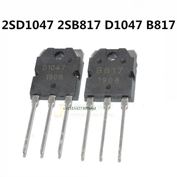 Original 2PCS/ 2SD1047 D1047  2SB817  B817 TO-3P In stock