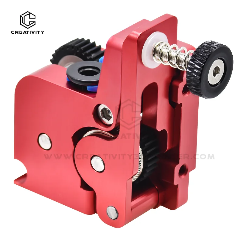 For K1C,K1,K1 Max Upgrade Extrusion Dual Gear Extruder Not Motor Munual Feed Consumables Filament Gears Fit k1c k1x max upgrades