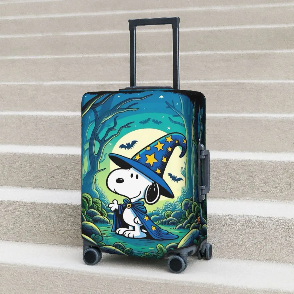 Miniso Snoopy Print Koffer Cover Reisbescherming Vakantie Praktische Bagagekoffer