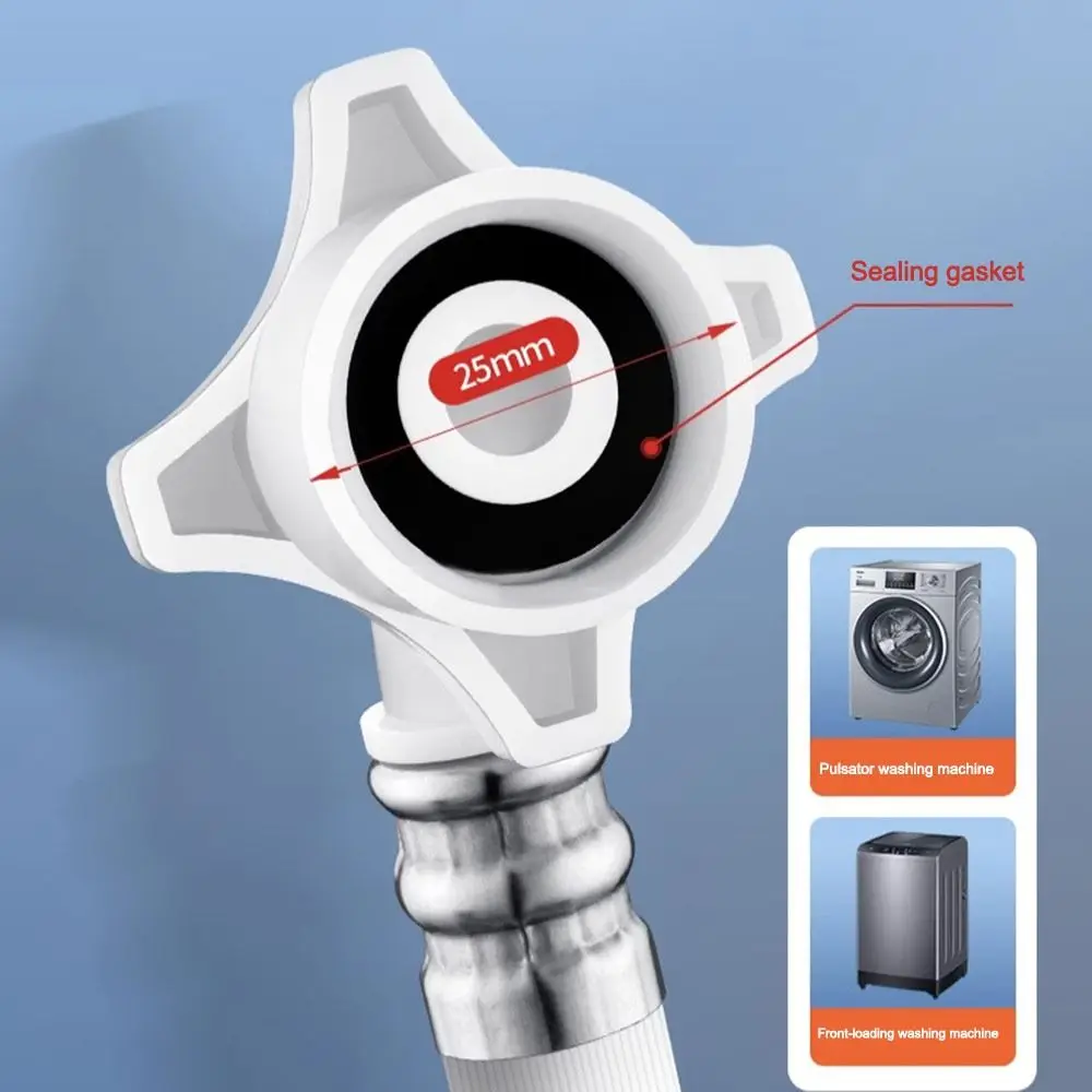 

Прочная труба для стиральной машины из ПВХ, впускная труба для воды, утолщенная автоматическая трубка для остановки воды, удлинительная трубка, аксессуары для стиральных машин