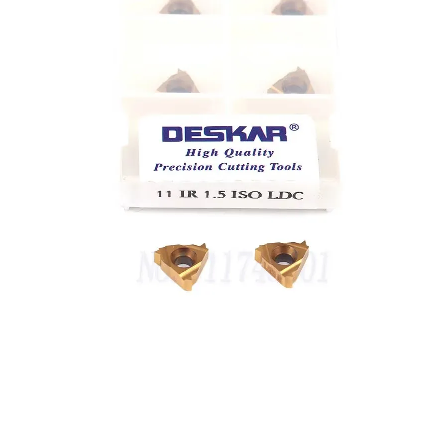 

DESKAR Numerical Control Lathe Internal And External Thread Blade Steel Parts 11ER/IR 0.5/0.75/1.0/1.25/1.5/1.75/2.0/2.5ISO LDC