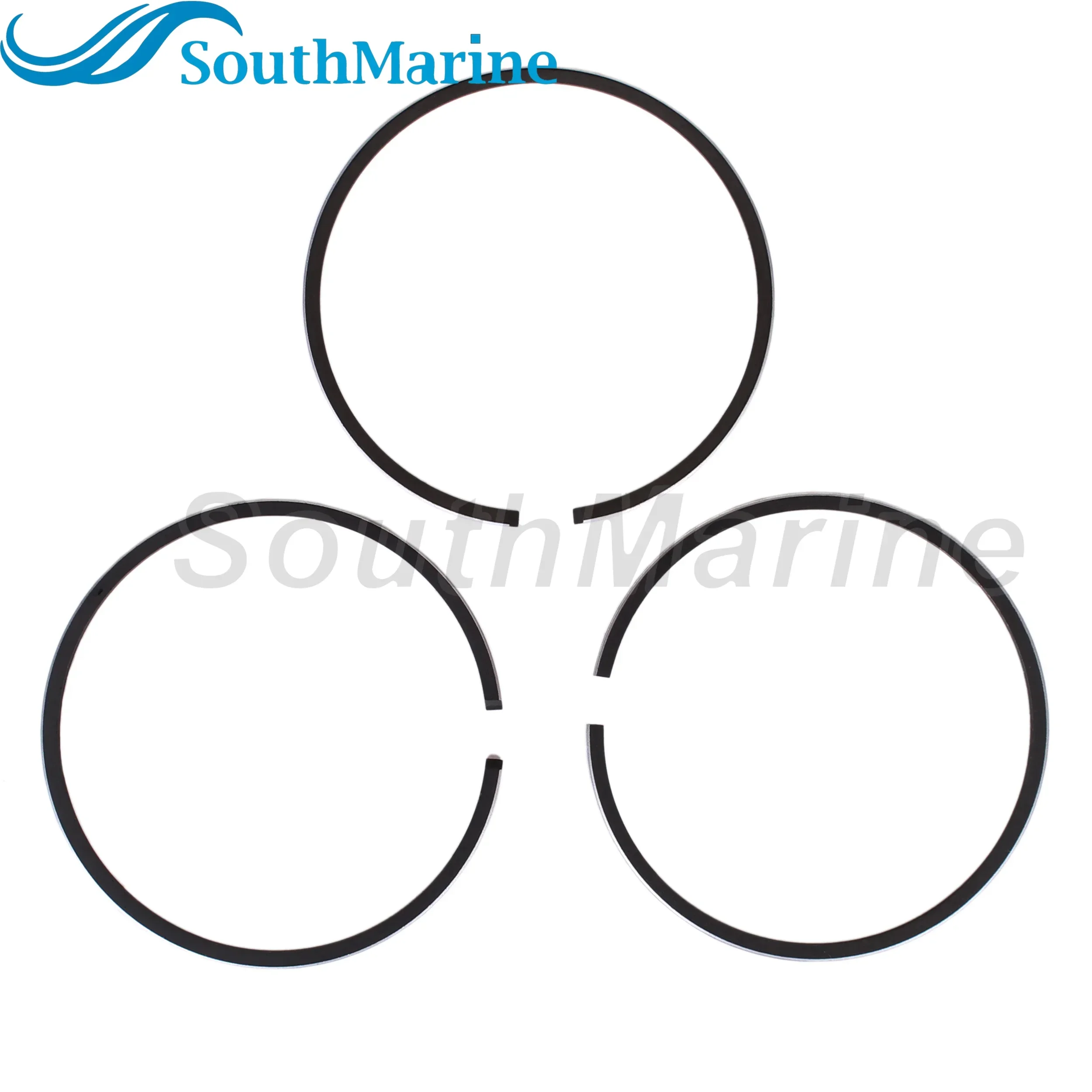 6H4-11610-00 18-3960 STD Piston Ring for Yamaha 40HP 50HP, 67mm STD, 3 PCS Boat Engine