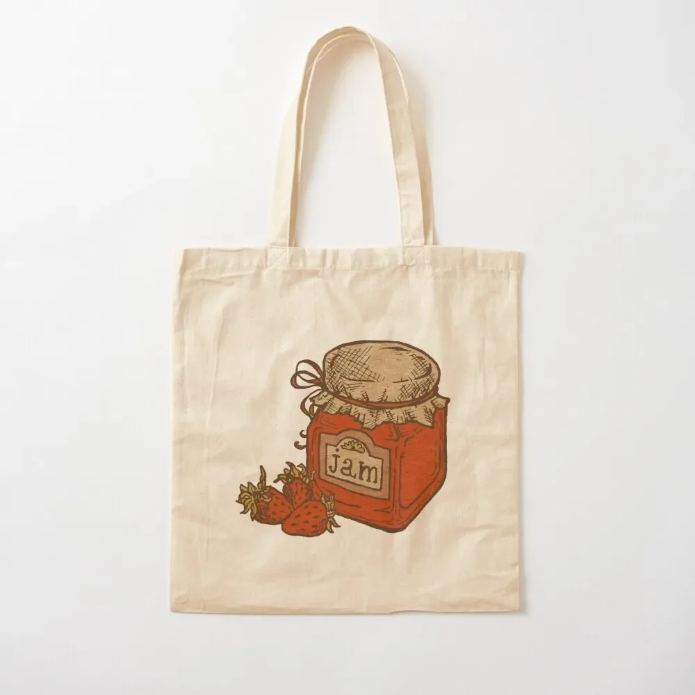

Cottage Core Jam Illustration Tote Bag Women's handbag Large bags for women tote bag women Tote Bag