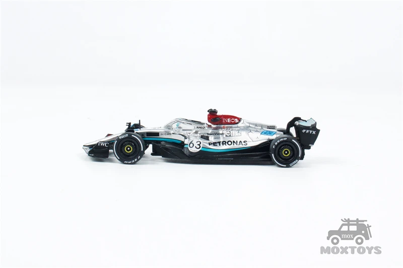 Tarmac Works 1:64 F1 W13 E Performance Belgian Grand Prix 2022George Russell Diecast Model Car