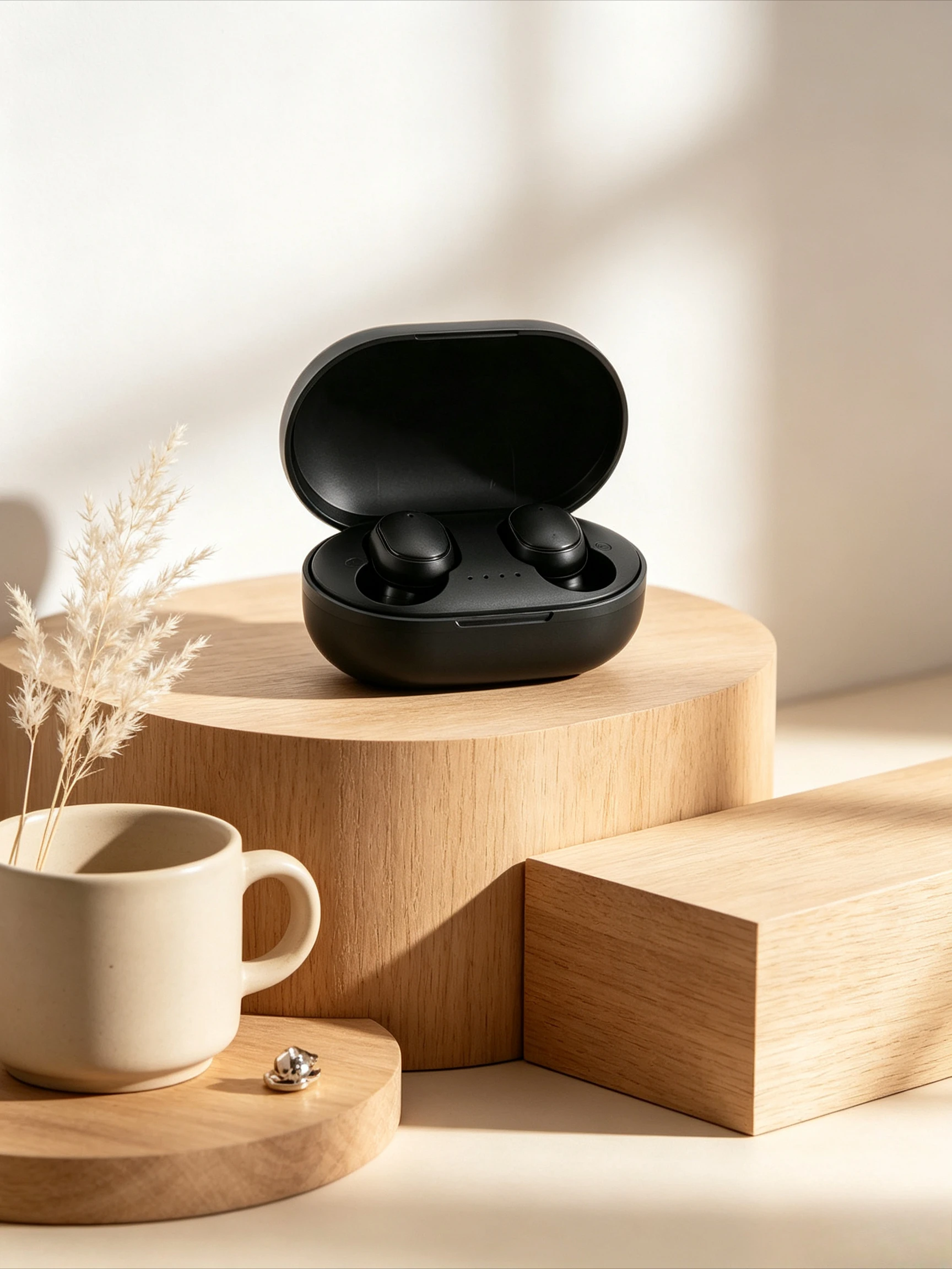 Wire-Free Bluetooth Earbuds, Fine Tones, Skin-Friendly Fit, Seamless Pairing and Pocket Case for Leisure and Outdoor Use