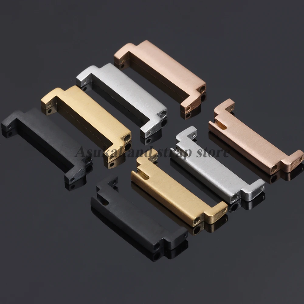 2pcs 20mm To 18mm 20mm 22mm To 22mm 22mm To 20mm Steel Adapters Quick Release Pins Connectors Watch Band Spring Bars Accessories