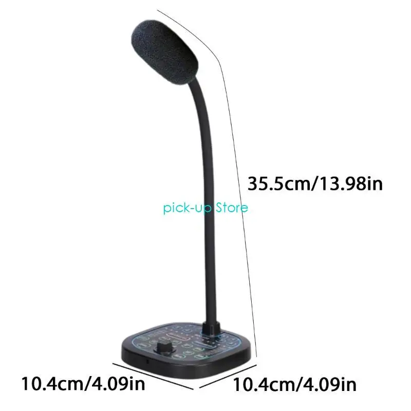 Q5WA 휴대용 USB 포트 사운드 체인저 16 음성 변경 효과 PC 콘솔 모바일